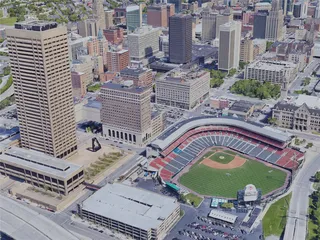 Buffalo City, NY, USA (2019) 3D Model