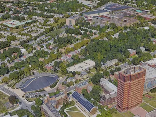 New Haven City, CT, USA (2019) 3D Model