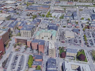 Portland City, ME, USA (2019) 3D Model