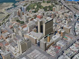 Durban City, South Africa (2019) 3D Model