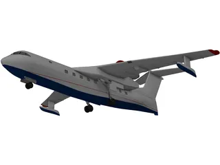 Beriev Be-200 Altair 3D Model