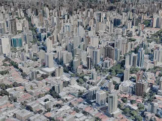 Belo Horizonte City, Brazil (2019) 3D Model