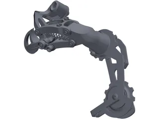 SRAM X.0 Rear Delaurier 3D Model