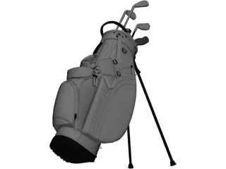 Golf Bag 3D Model