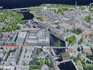 Tampere City, Finland (2019) 3D Model