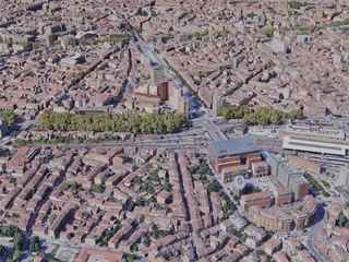Toulouse City, France (2019) 3D Model