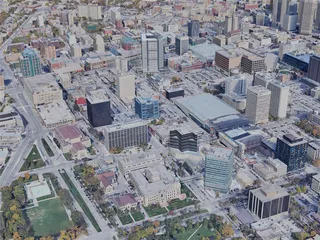 Winnipeg City, MB, Canada (2019) 3D Model