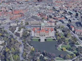 Hanover City, Germany (2019) 3D Model