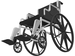 Wheelchair 3D Model