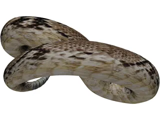 Rattlesnake 3D Model