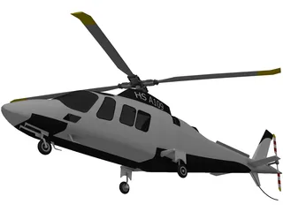 AgustaWestland AW109 3D Model