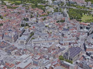 Lille City, France (2019) 3D Model