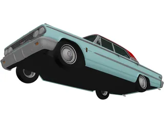Ford Galaxie 500 (1963) 3D Model