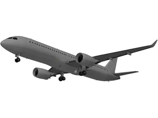 Bombardier CS300 3D Model