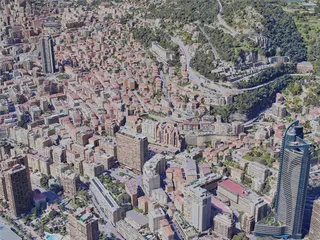 Monaco City, Monaco (2019) 3D Model