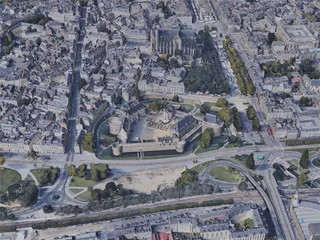 Nantes City, France (2019) 3D Model