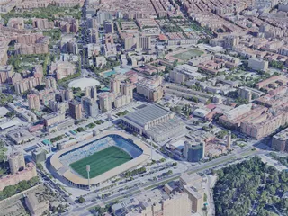 Zaragoza City, Spain (2019) 3D Model