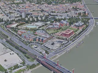 Budapest City, Hungary (2019) 3D Model