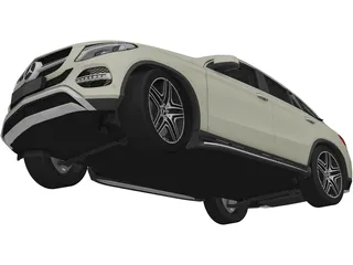 Mercedes-Benz GLE 350D Coupe 3D Model