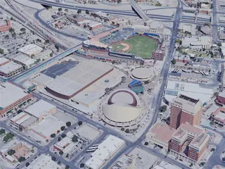 El Paso City, TX, USA (2019) 3D Model
