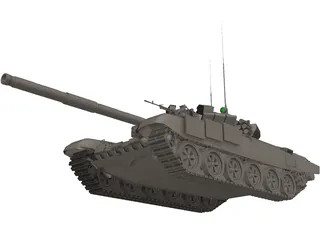 T-90 3D Model