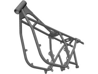 Honda CB750 Frame 3D Model