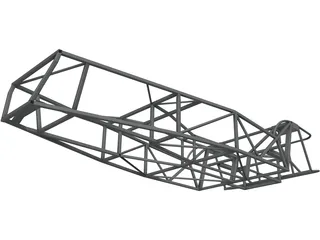 Lotus 7 Chassis 3D Model