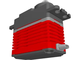 Hitec HSB-9380TH Servo 3D Model