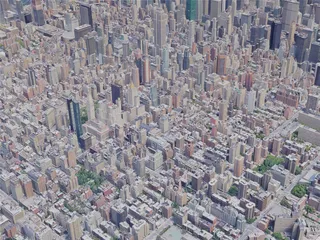 New York City, Midtown Manhattan, USA (2019) 3D Model