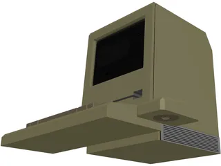 Apple Macintosh 128K 3D Model