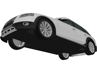 Audi A4 Allroad (2010) 3D Model