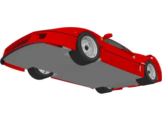 Ferrari F40 (1987) 3D Model