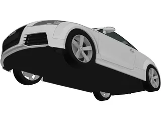 Audi TT RS (2009) 3D Model