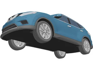 Nissan Rogue (2014) 3D Model