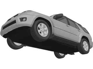 Toyota 4Runner (2009) 3D Model