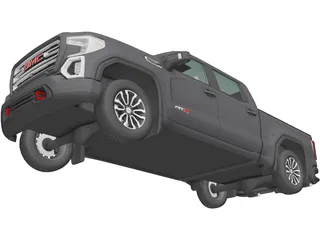 GMC Sierra 1500 Crew Cab (2019) 3D Model