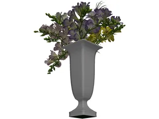 Freesia Flowers 3D Model