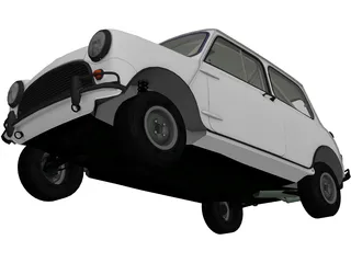 Austin Mini Cooper S (1965) 3D Model