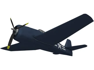 Grumman F6F Hellcat 3D Model