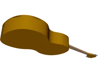 Guitar 3D Model