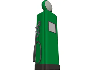 Gas Pump 3D Model