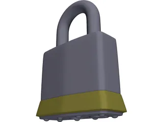 MasterLock 3D Model