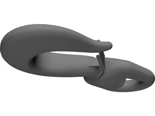 Crosby Shank Hook 3D Model