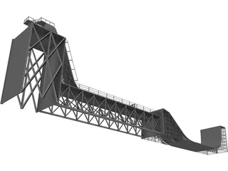 Mega Ramp 3D Model