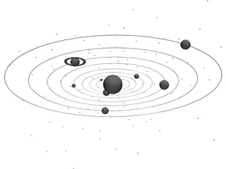 Solar System 3D Model