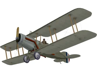 Bristol F2b 3D Model