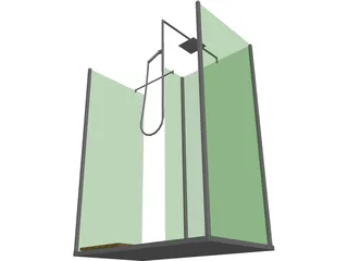Shower Enclosure 3D Model