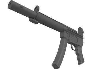 Heckler&Koch MP5SD 3D Model