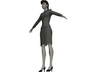 Secretary 3D Model
