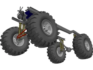 Chassis 4x4 3D Model